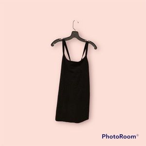 Beyond Yoga Black Mini Dress